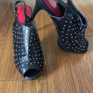 White House Black Market studded stilettos